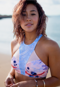 Roxy Pop Surf High Neck Bikini Top